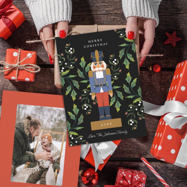 Traditionell Nutcracker Julkort (Skapare uppladdad)