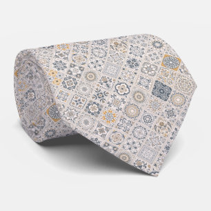 Traditionell ornament portugisisk och spansk Boho  Slips