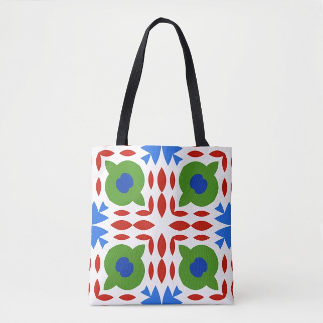 Traditionell ornate mexican talavera. Hand plockad Tygkasse (Framsida)