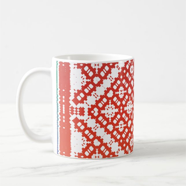 Traditionell ornate mexican talavera. Modern desig Kaffemugg (Vänster)