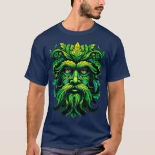 Traditionell Pagan Celtic Greenman T Shirt