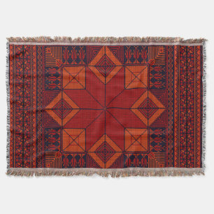 traditionell "Palestine Embroidery tatreez Mönster Filt