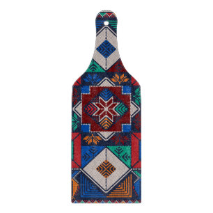 Traditionell palestinsk broderitatuering, färglös