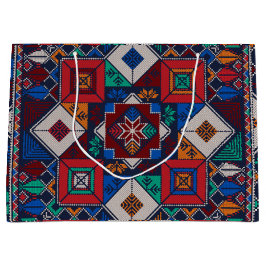 Traditionell palestinsk broderitatuering, färglös