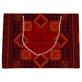 Traditionell palestinsk broderitatuering Mönster