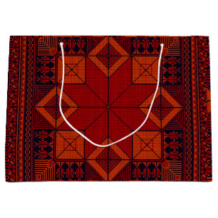 Traditionell palestinsk broderitatuering Mönster