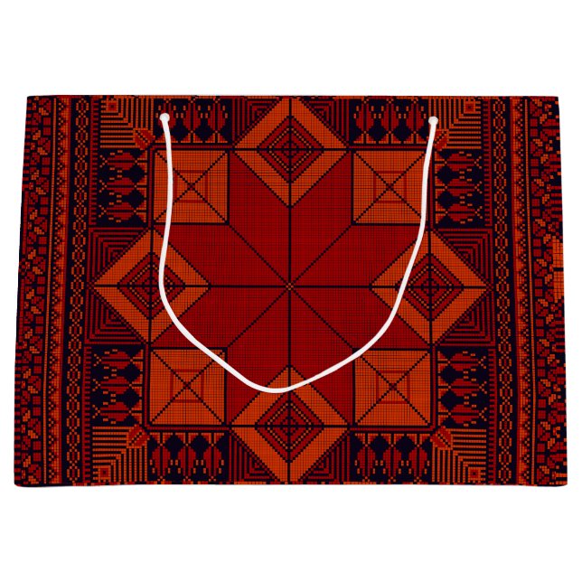 Traditionell palestinsk broderitatuering Mönster (Framsidan)