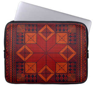 Traditionell palestinsk broderitatuering Mönster Laptop Fodral