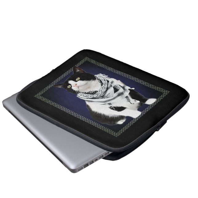 Traditionell palestinsk kufiya-konsult laptop fodral (Framre botten)