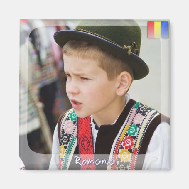 Traditionell pojke magnet (Framsidan)