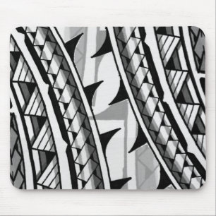 Traditionell Polynesian stam- design/tatuering Musmatta