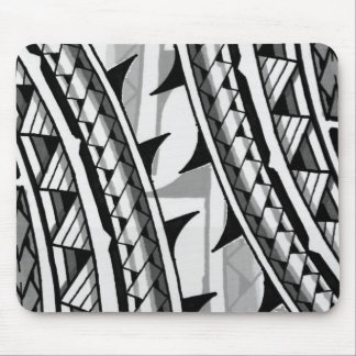 Traditionell Polynesian stam- design/tatuering Musmatta
