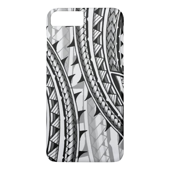 Traditionell polynesiskt stamdesign/tatuering Case-Mate iPhone skal (Baksida)