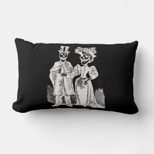 Traditionell Posada Calavera-parillustration Lumbarkudde