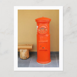 Traditionell postbox: Japan Vykort