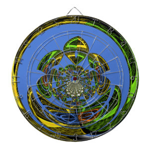 Traditionell, precis blå piltavla