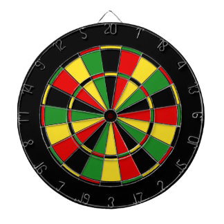 Traditionell Rasta Dartboard Darttavla