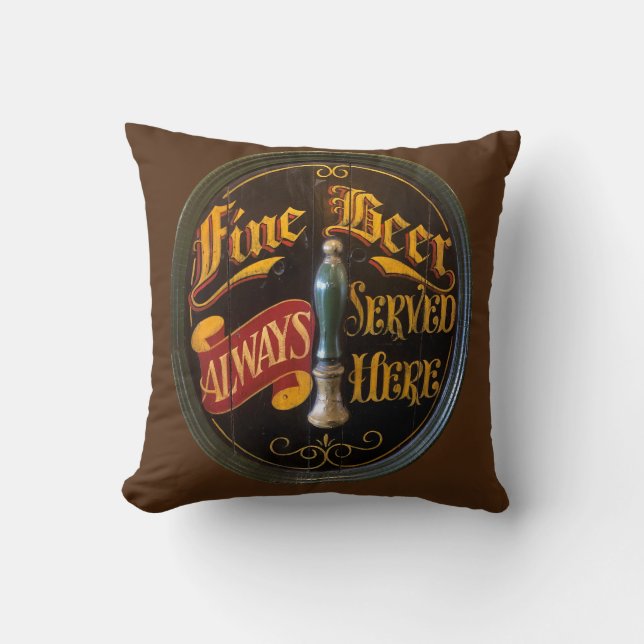 Traditionell Real Ale eller Beer Pub Pub Cushion Kudde (Framsida)