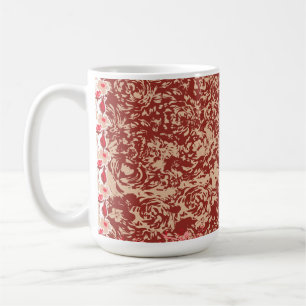 Traditionell rikedom med en stark flo kaffemugg
