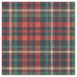 Traditionell röd och grön skotsk tartanplaid tyg