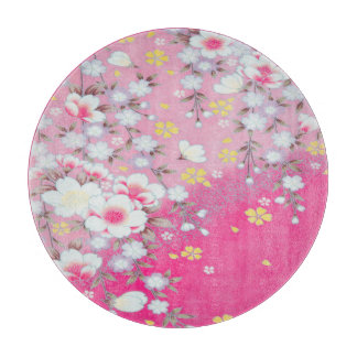 Traditionell Rosa Vitjapansk Blommigt Sakura