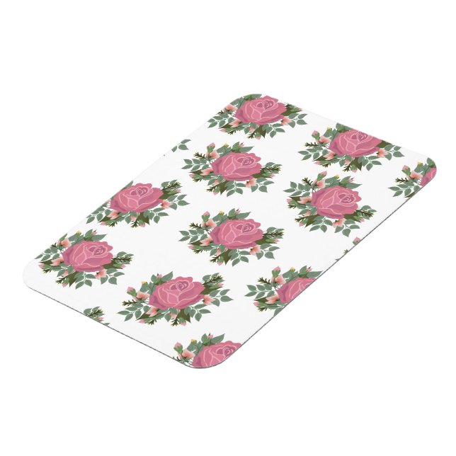 Traditionell rosbukett magnet (Vänstra Sidan)