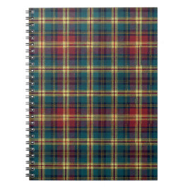 Traditionell Royal Scottish Tartan Randig Mönster Anteckningsbok