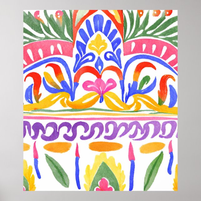 traditionell rumänsk dekant poster (Framsidan)