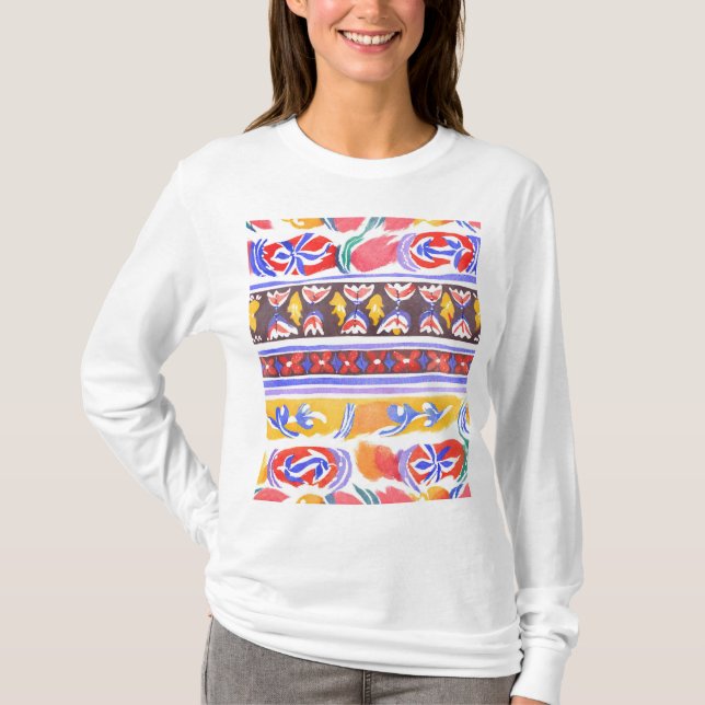traditionell rumänsk dekant t shirt (Framsida)
