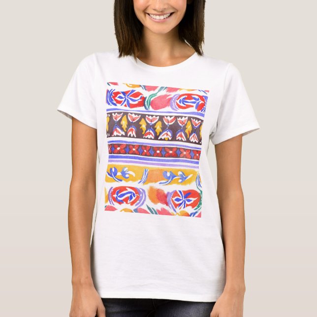 traditionell rumänsk dekant t shirt (Framsida)