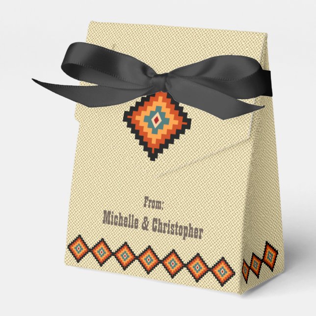 Traditionell rumänsk folkkonst Motifs Presentaskar (Framsidan Sidan)