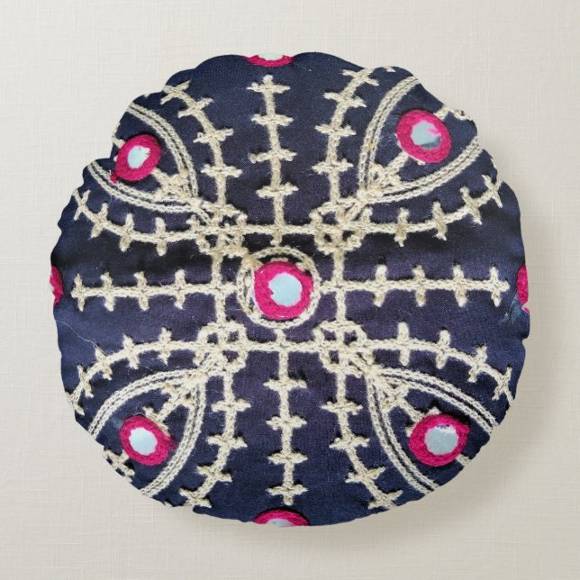 Traditionell Sindhi/Balochi Design Dekorativ kudde (Framsidan)