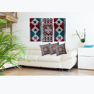 Traditionell Sindhi / Balochi / Indiska Dekorativ Kudde