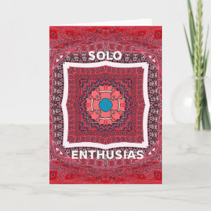 Traditionell Sindhi Culture Ajrak Mönster Art Prin Kort
