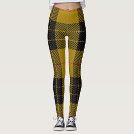 Traditionell skotsk Gult Tartan Leggings