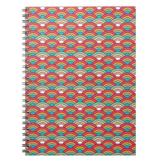 Traditionell, sömlös Elegant Mönster-design Anteckningsbok