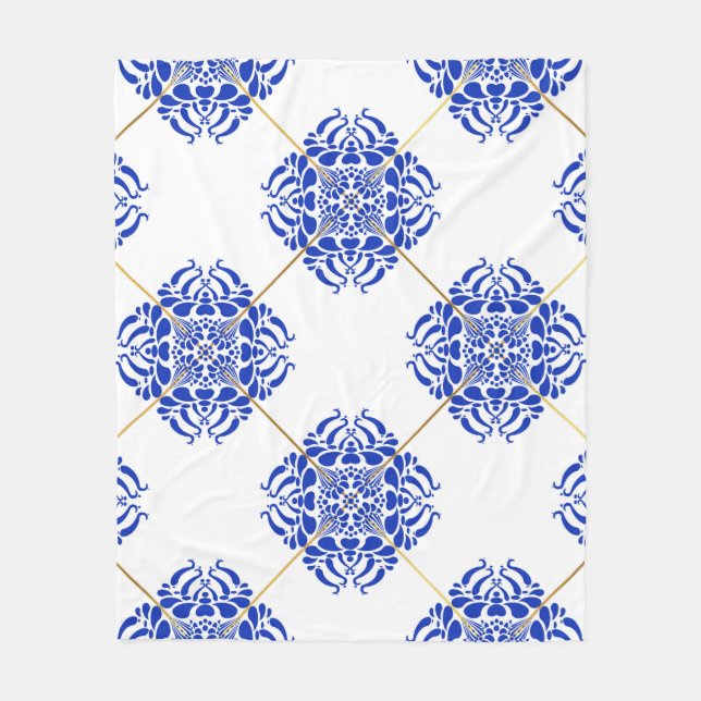 Traditionell spain sömlös mönster. Spansk kerami Fleecefilt (Framsidan)