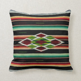 Traditionell spansk Fiesta Serape för mexicansk Kudde