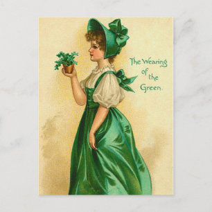 Traditionell St. Patrick's Irish Postcards Vykort