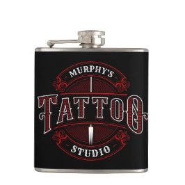 Traditionell Stil ADD NAMN Tattoo Studio Shop Fickplunta