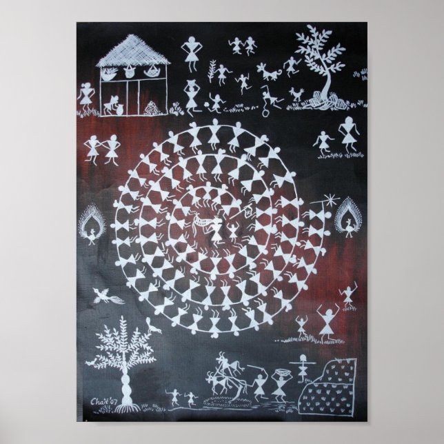 Traditionell Taarpa Dance Poster (Framsidan)