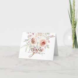 Traditionell Tack med Rosa ros Bouquet