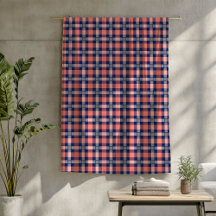Traditionell Tartan Blanket i Coral- och flotttone