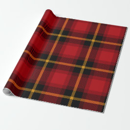 Traditionell Tartan Mönster Presentpapper