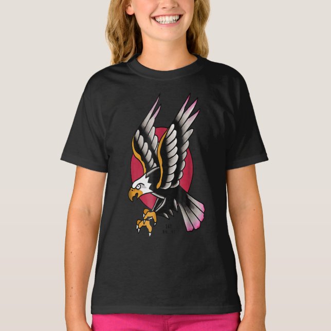 traditionell tatueringsdesign t shirt (Framsida)