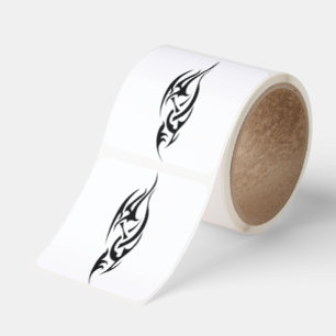 Traditionell tatueringskonst inspirerad design fyrkantigt klistermärke