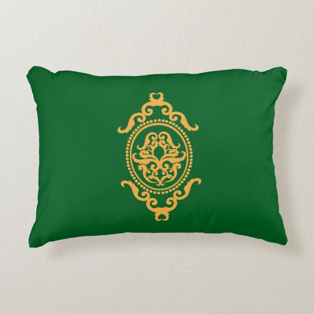 Traditionell tatueringskonst Inspirerad design Prydnadskudde (Framsidan)