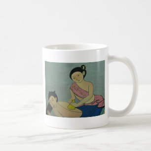 Traditionell Thai-massage Kaffemugg