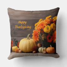 Traditionell Thanksgiving Dekorativ kudde