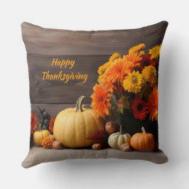 Traditionell Thanksgiving Dekorativ kudde